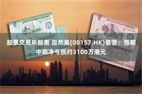 股票交易所股票 自然美(00157.HK)盈警：预期中期净亏损约3100万港元