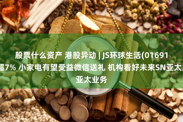 股票什么资产 港股异动 | JS环球生活(01691)涨超7% 小家电有望受益微信送礼 机构看好未来SN亚太业务